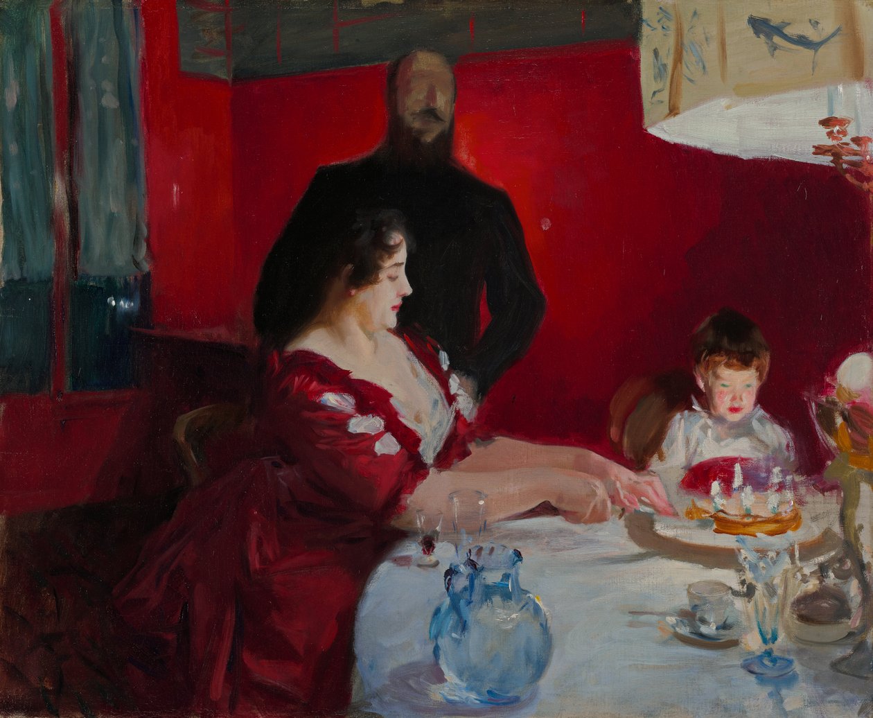 Het verjaardagsfeestje door John Singer Sargent