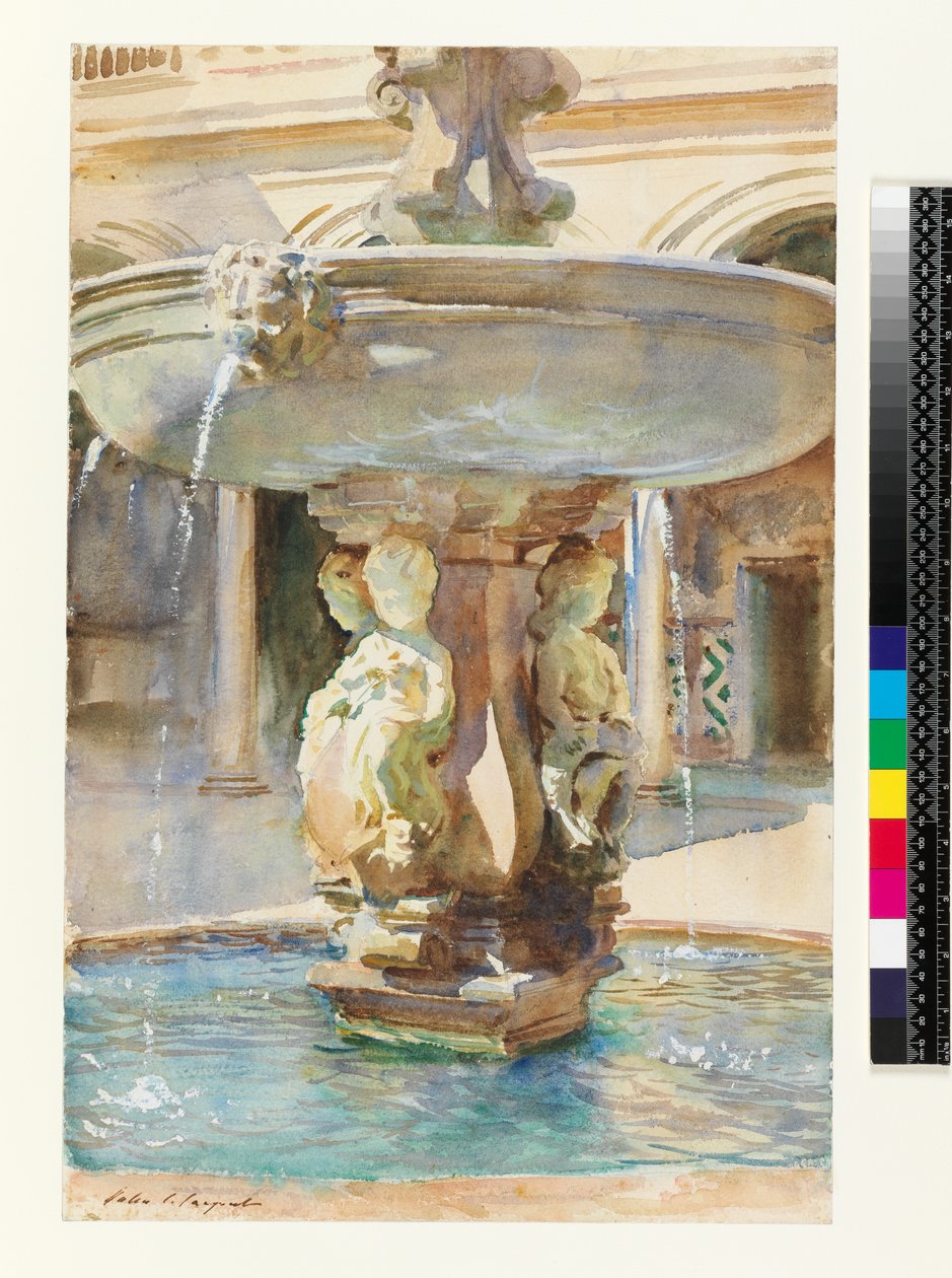 De Spaanse fontein door John Singer Sargent