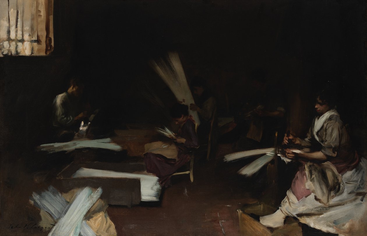 Venetiaans glaswerkers door John Singer Sargent