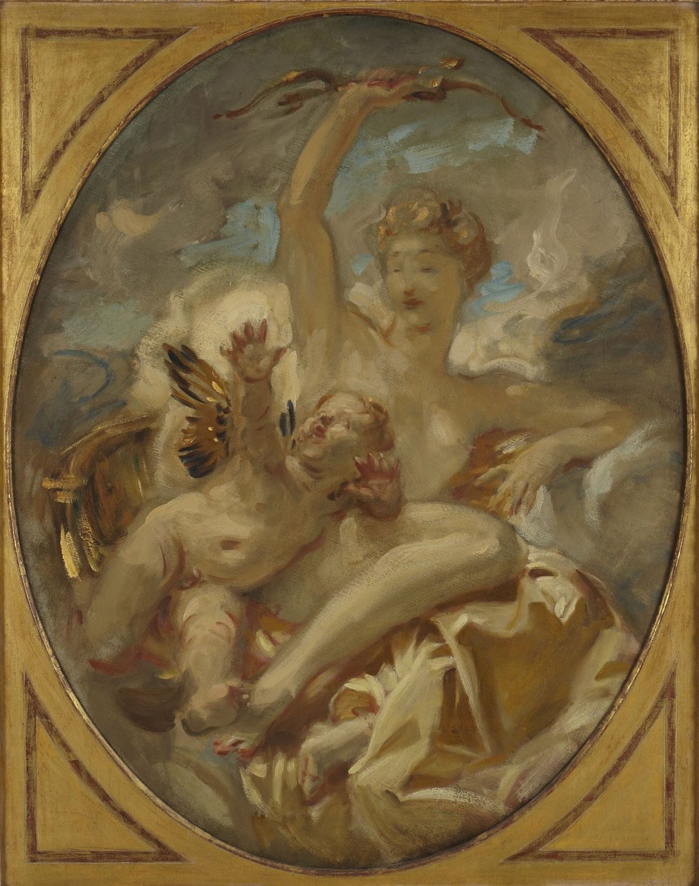 Venus und Amor door John Singer Sargent