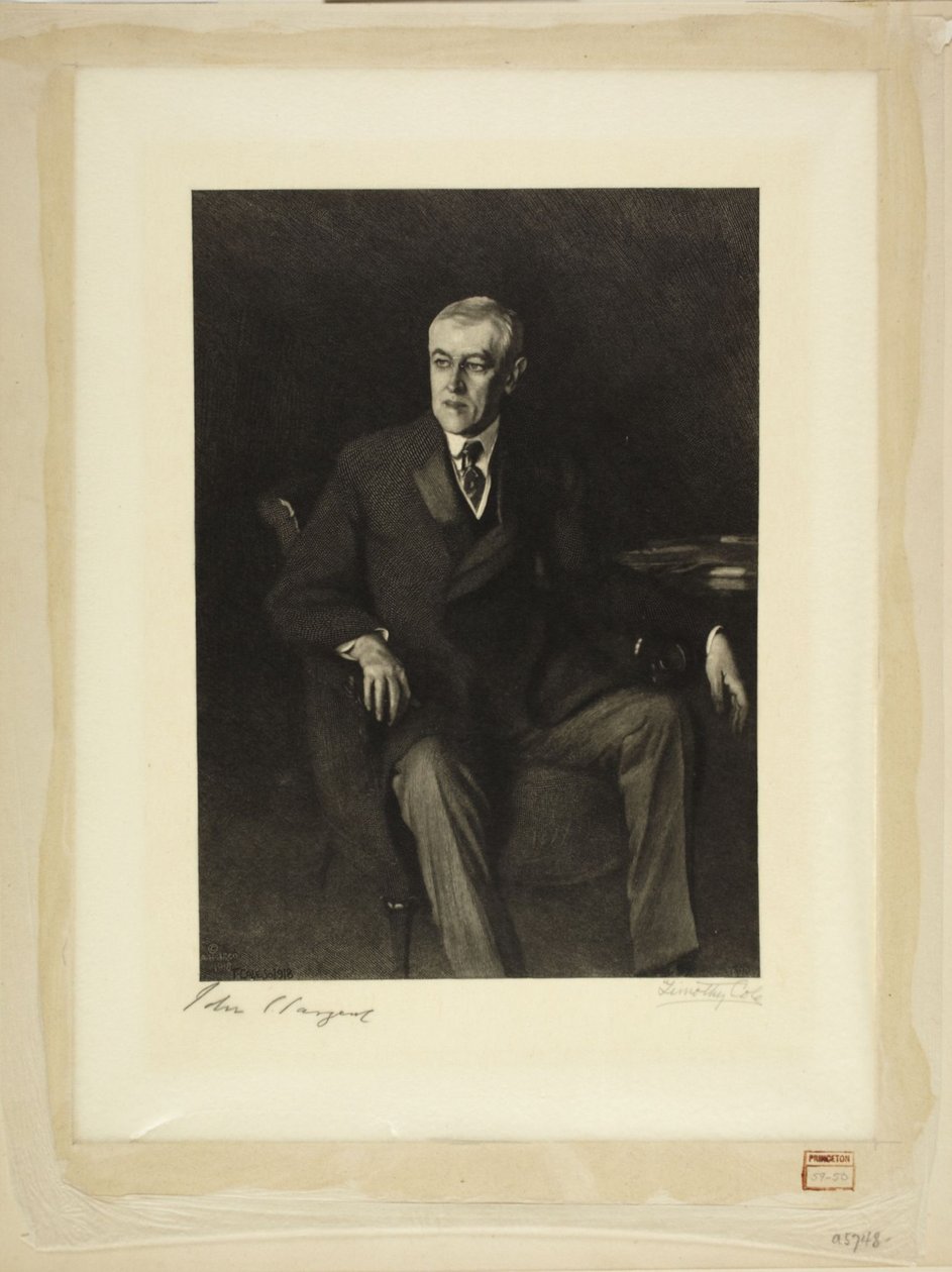 Woodrow Wilson door John Singer Sargent