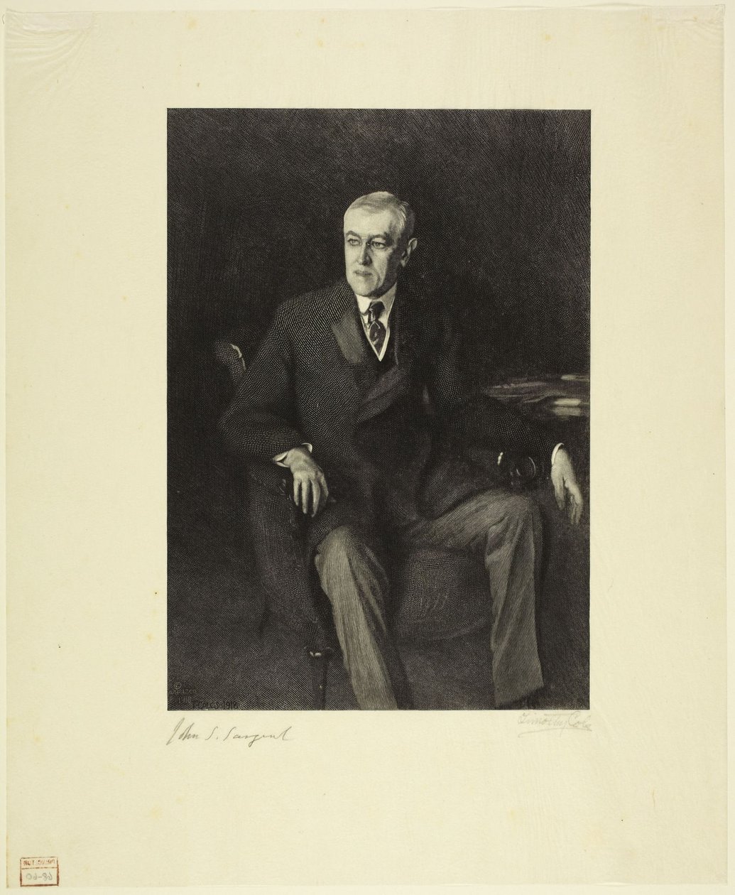 Woodrow Wilson door John Singer Sargent