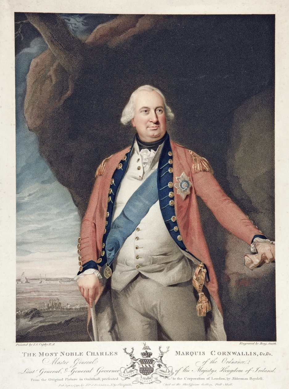 De zeer edele Charles Markies Cornwallis door John Singleton (after) Copley
