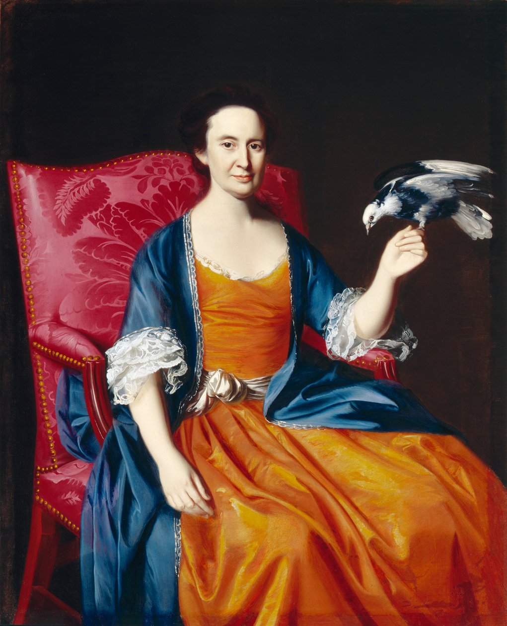 Mevrouw Benjamin Hallowell, 1766-67 door John Singleton Copley