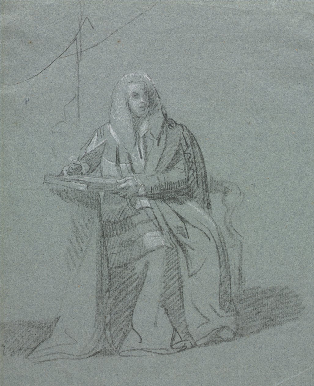 Portret van William Murray, Graaf van Mansfield (1705-1793) door John Singleton Copley