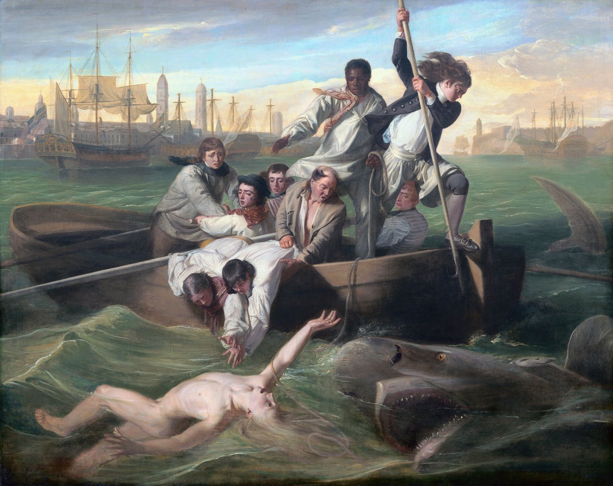 Watson en de haai door John Singleton Copley