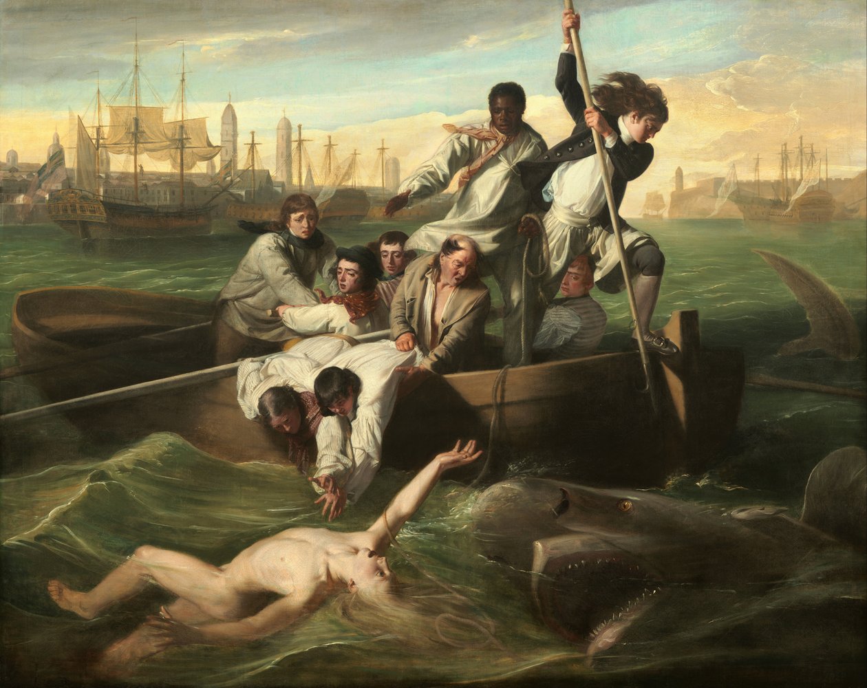 Watson en de haai door John Singleton Copley