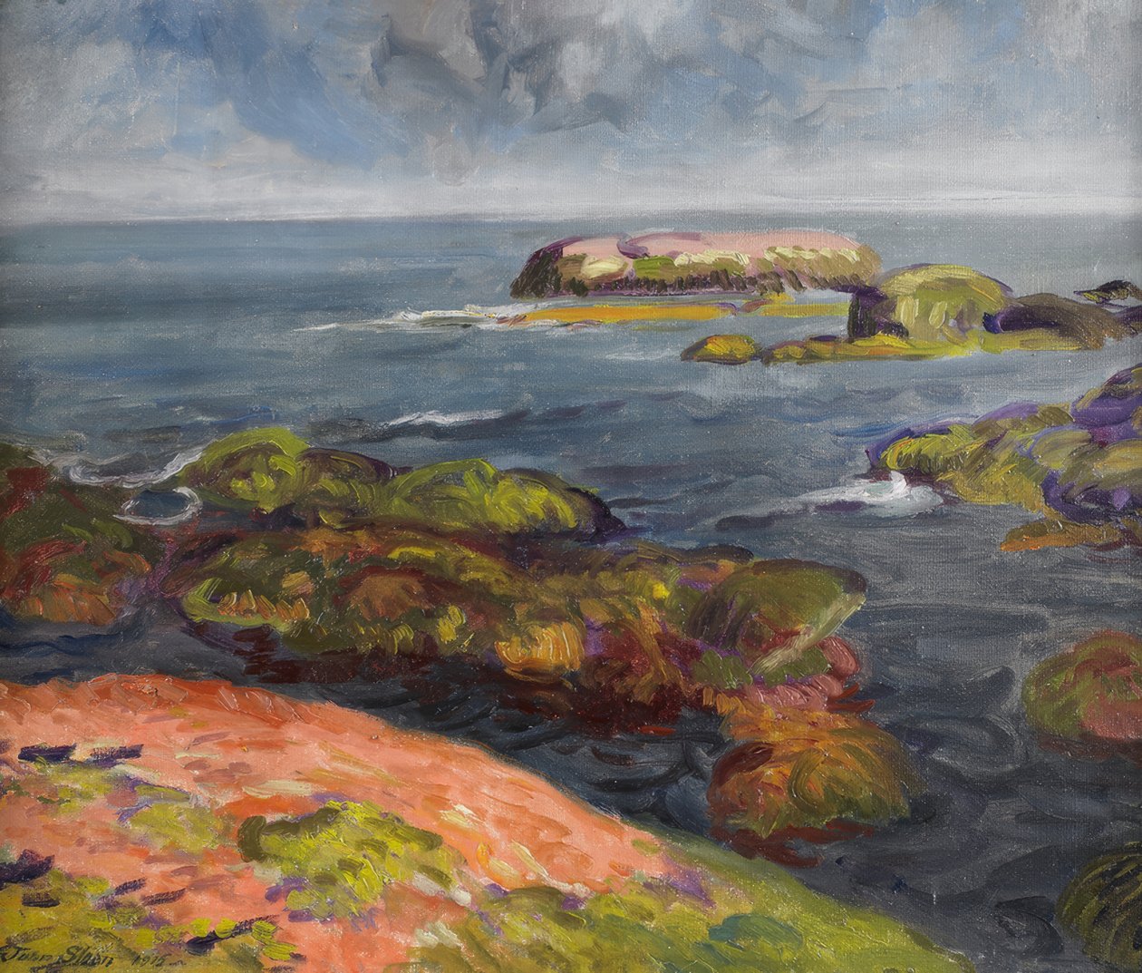 Kust, Gloucester door John French Sloan