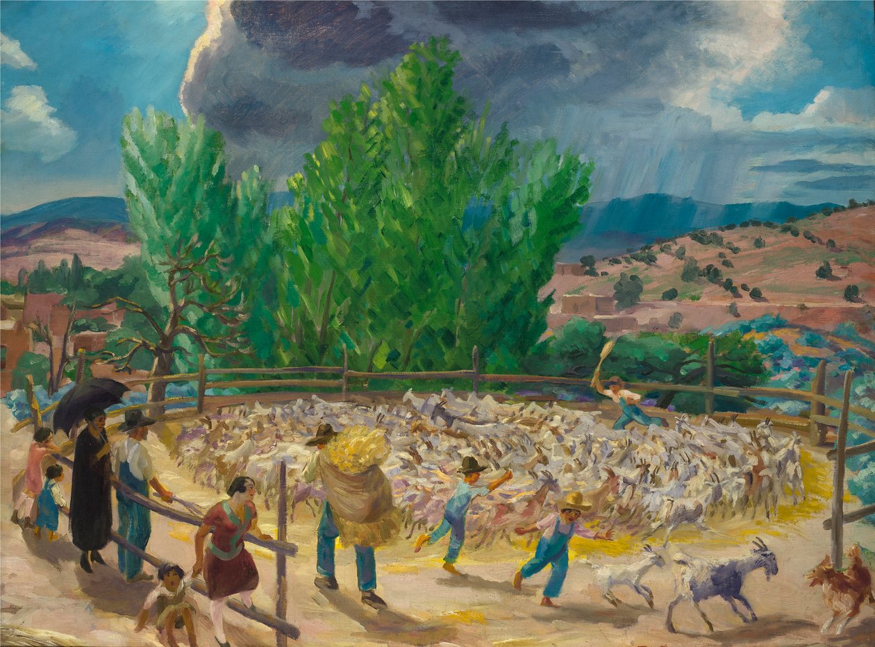 Dorsvloer, Santa Fe door John French Sloan