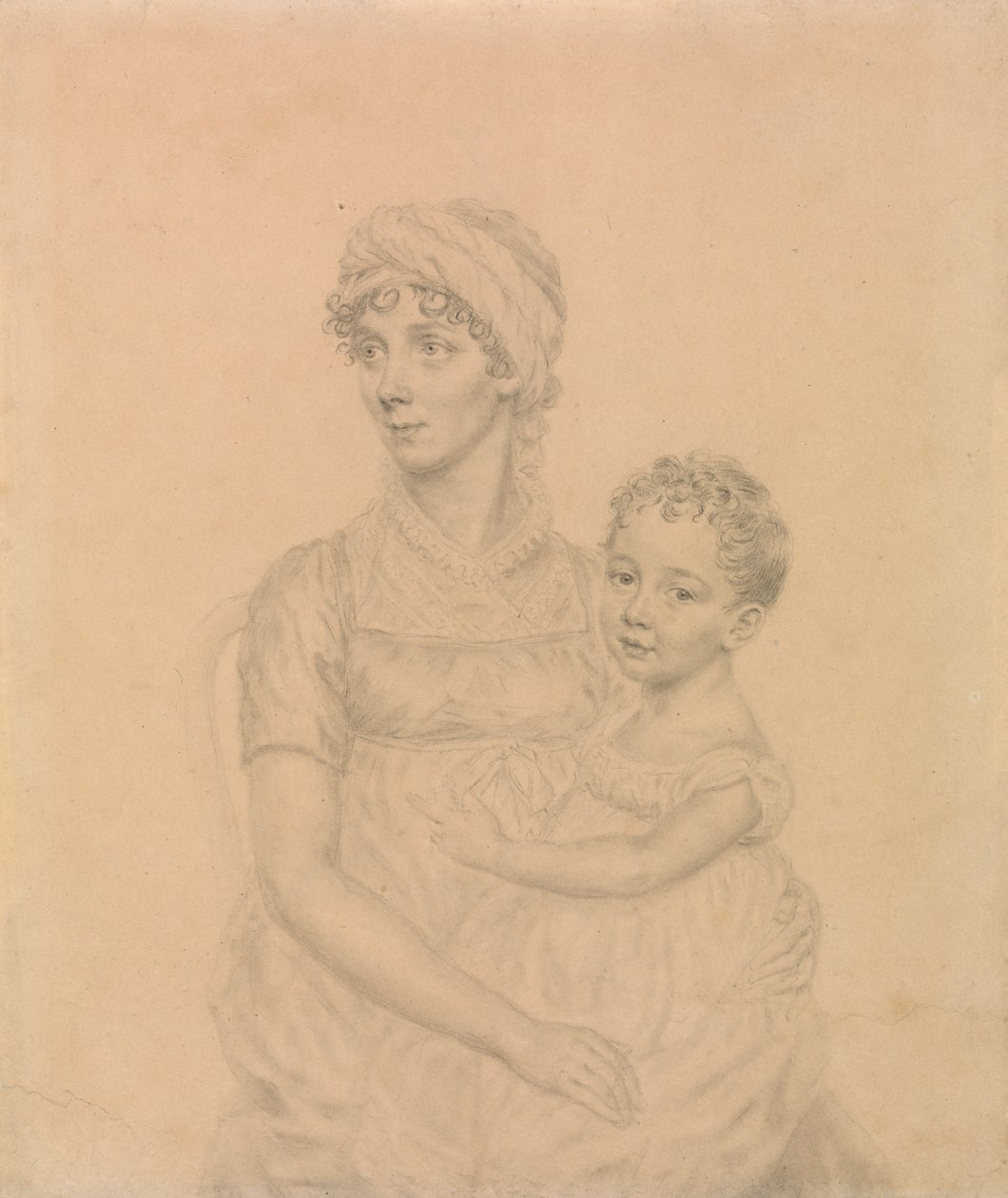 Lady Wigram met haar zoontje, William Pitt Wigram door John Smart