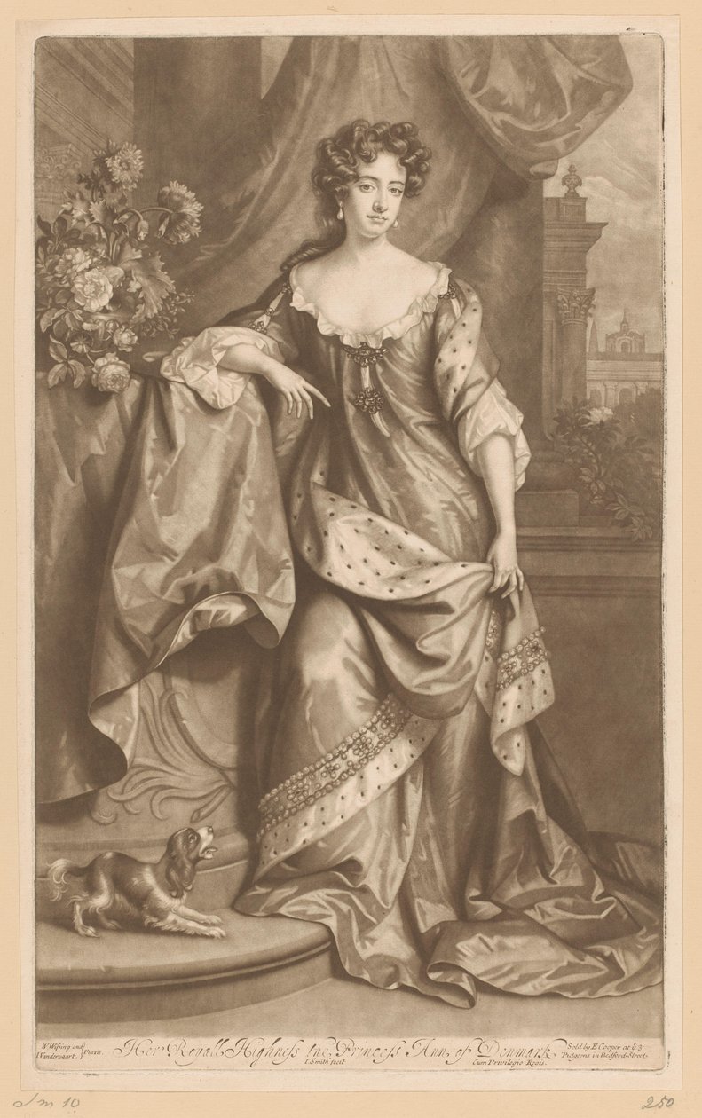 Portret van Anna van Denemarken door John Smith