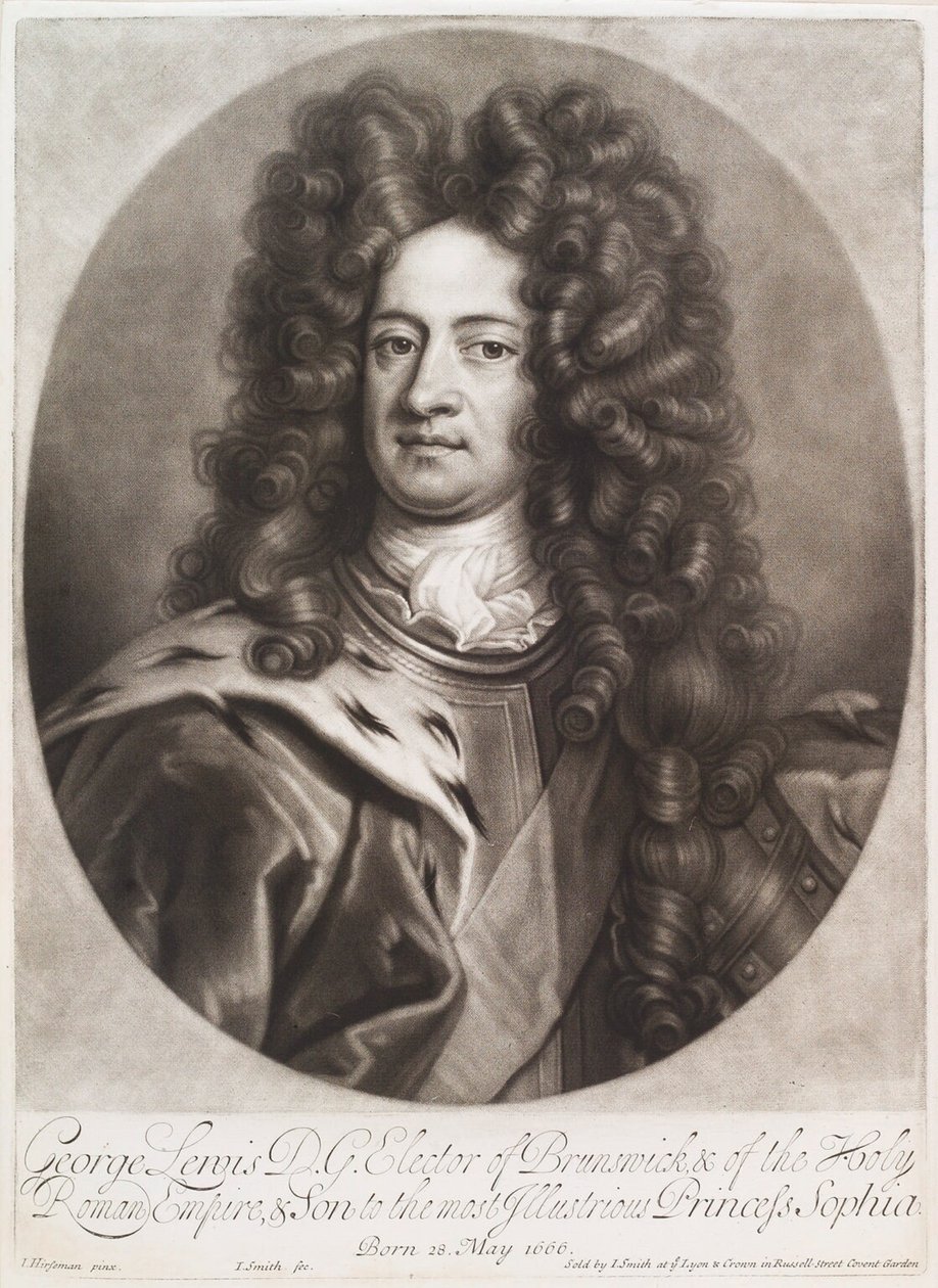George I Keurvorst van Hannover door John Smith