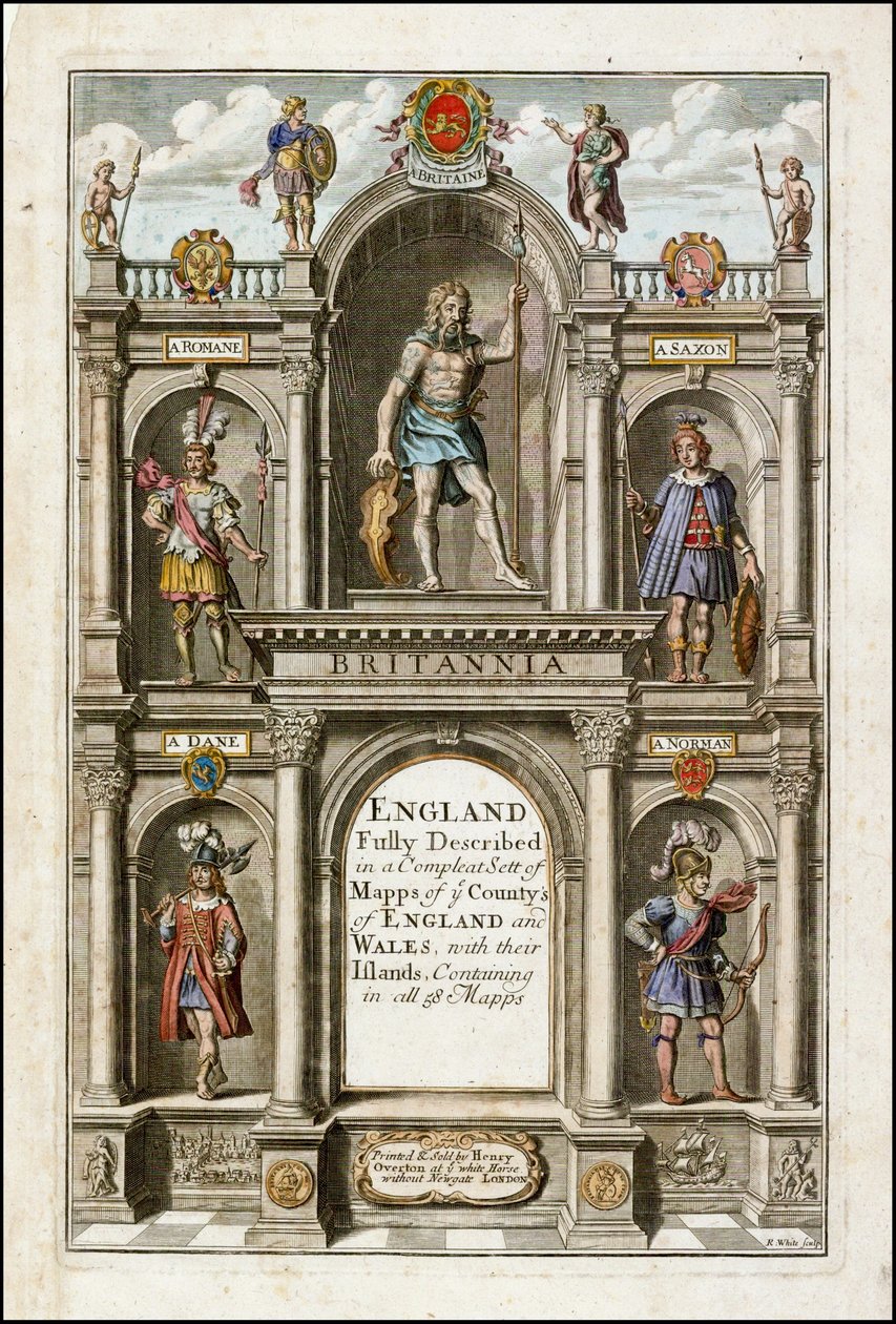 Engeland volledig beschreven in een complete set kaarten door John Speed