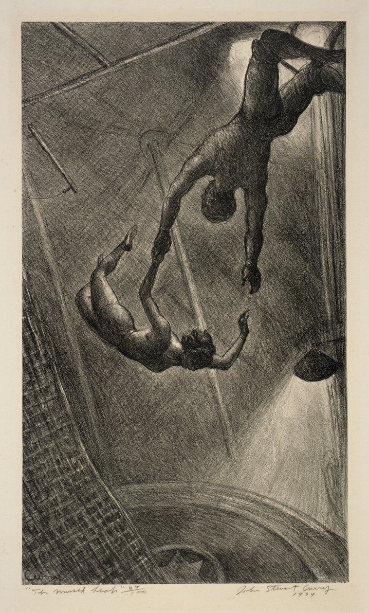 De gemiste sprong door John Steuart Curry