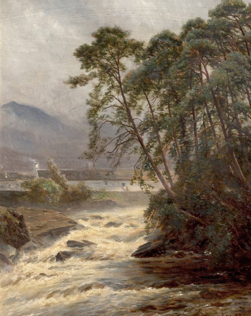 Op de Dockart, Killin, Perthshire, Schotland, 1887 door John Surtees