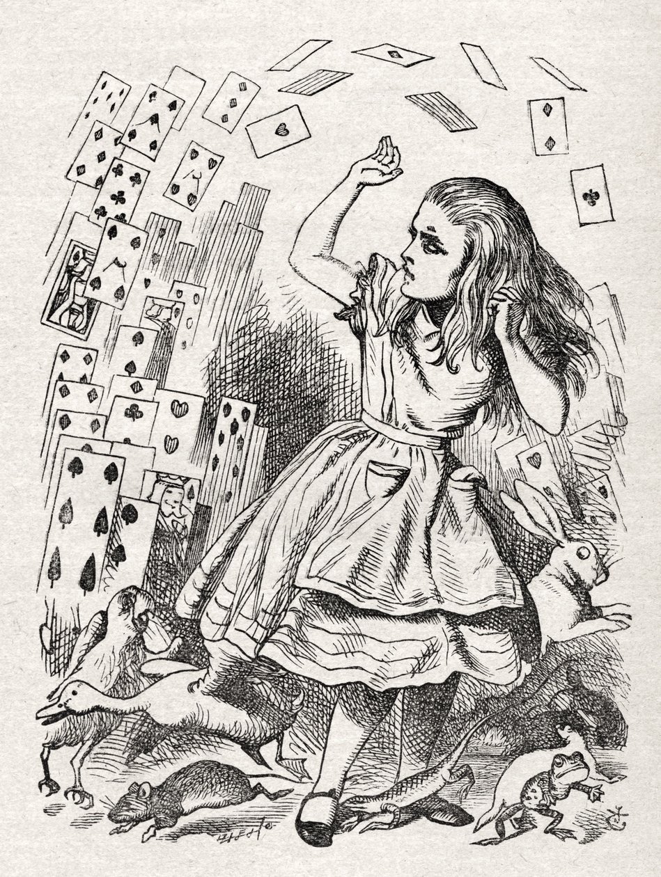 Alice - terugkerend van door John Tenniel