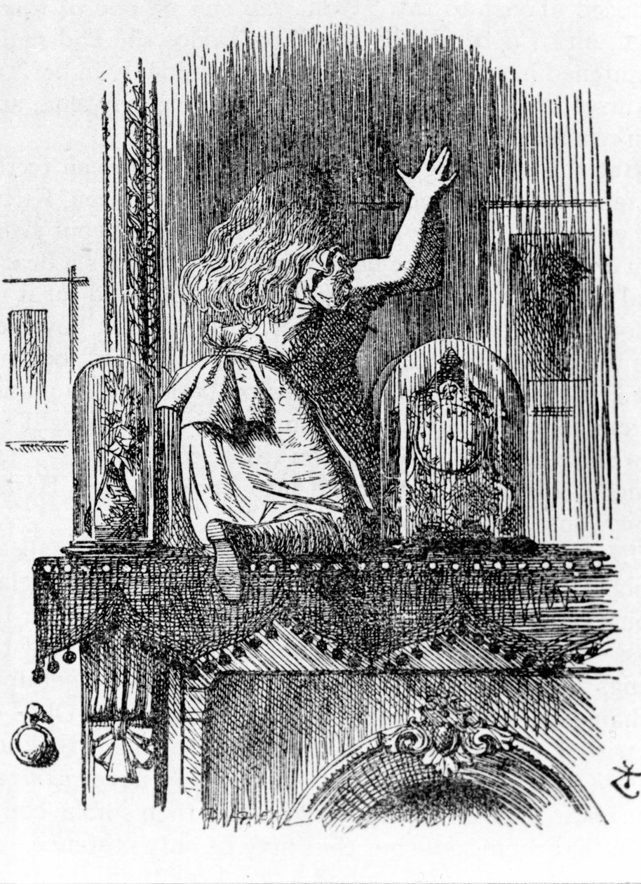 Alice die door de spiegel gaat - in 
