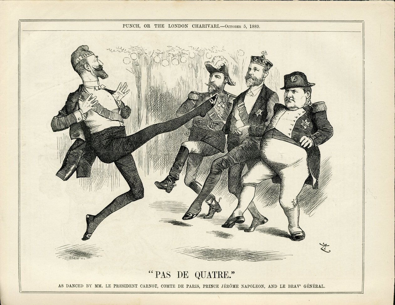 Illustratie van John Tenniel (1820-1914) in Punch door John Tenniel
