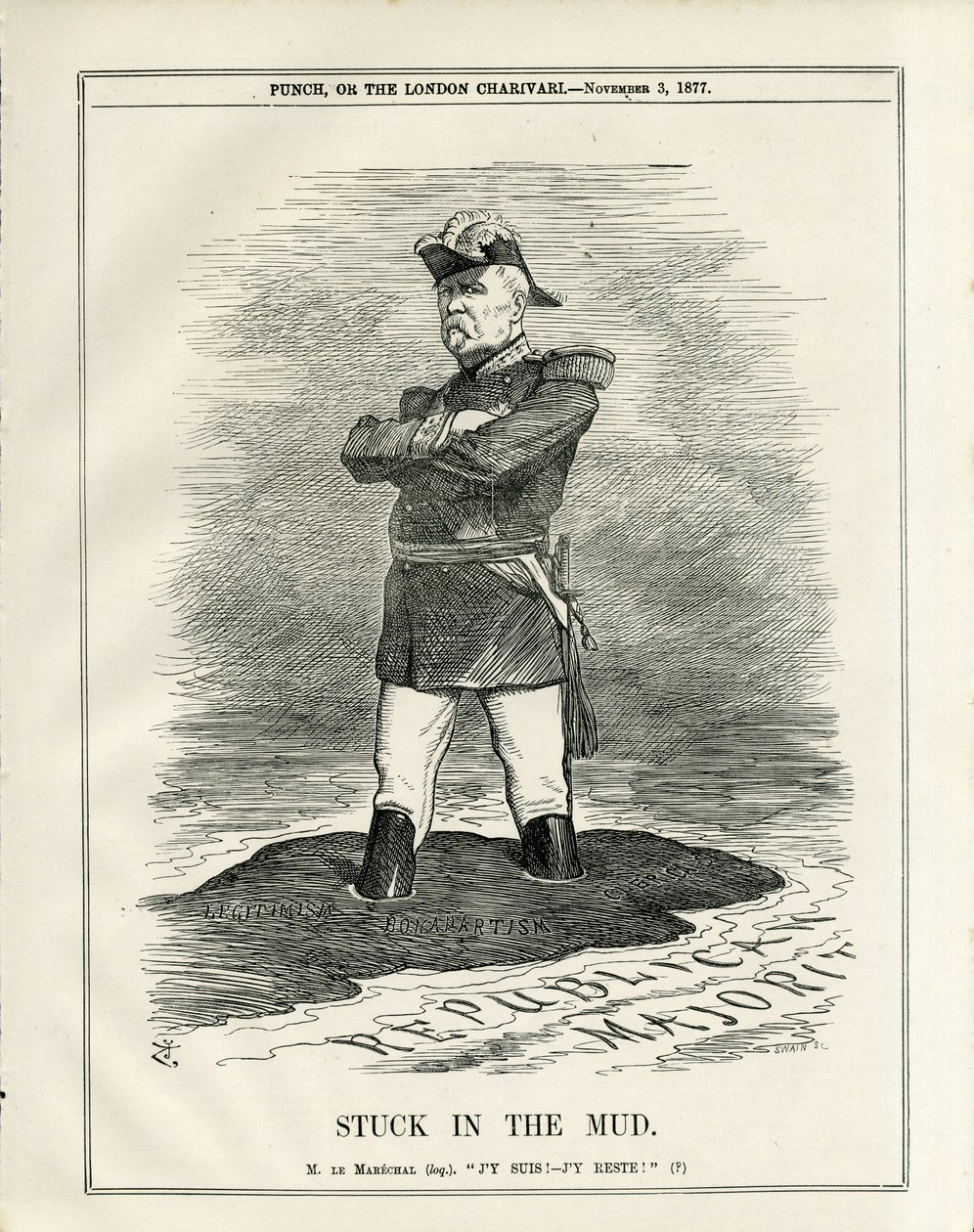 Illustratie in Punch door John Tenniel