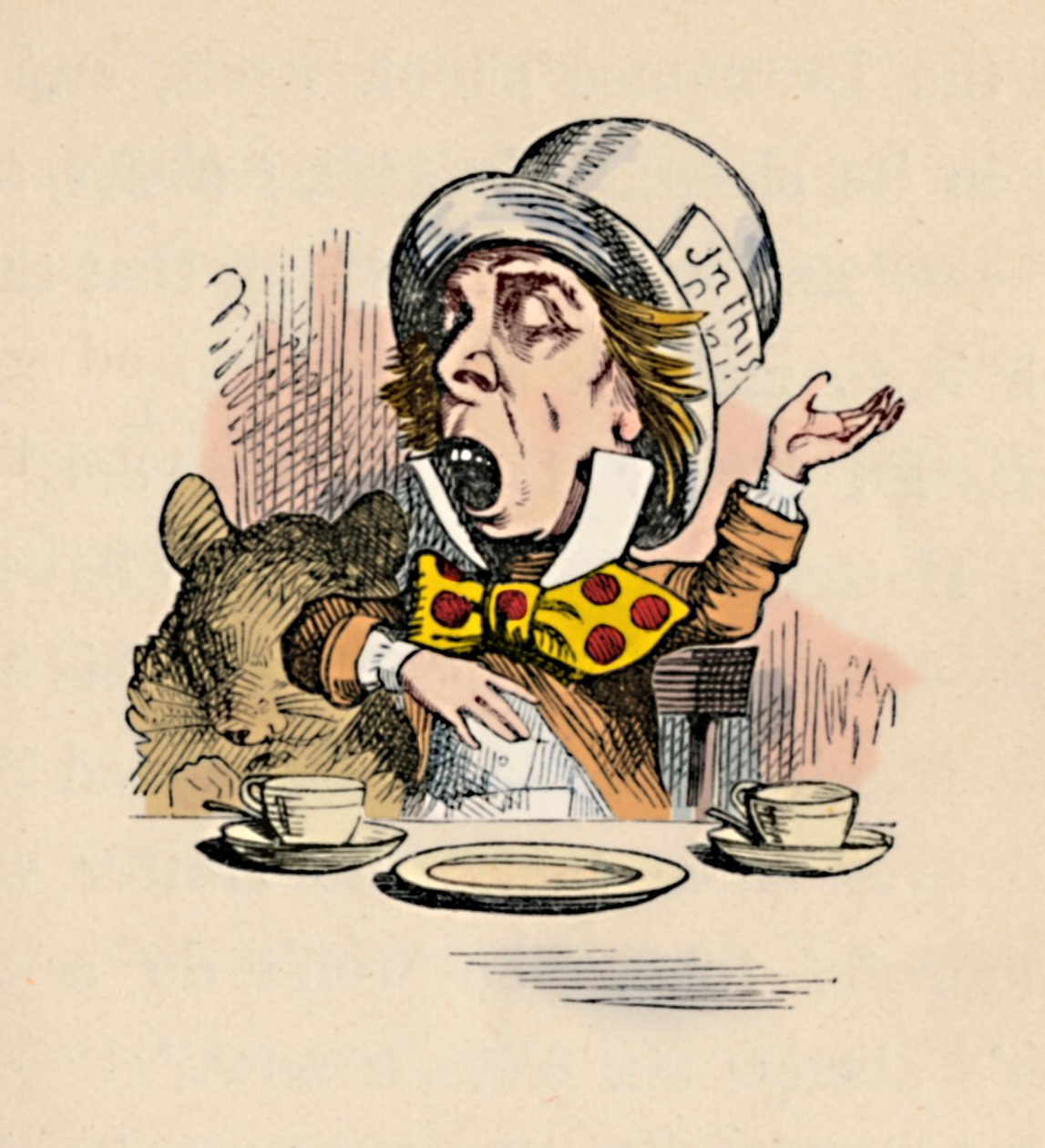 De Gekke Hoedenmaker, 1889 door John Tenniel