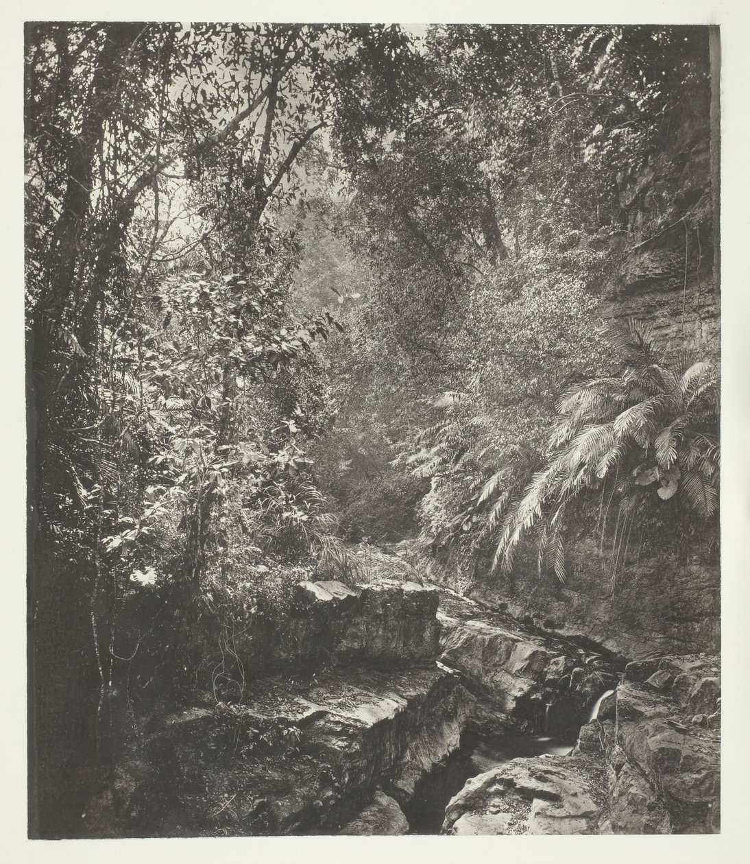 Een bergpas in Formosa, ca. 1868 door John Thomson