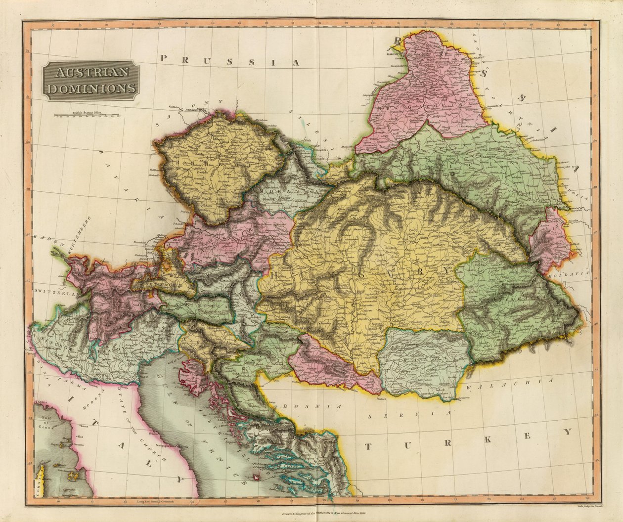 Oostenrijkse dominions (Thomson, 1816) door John Thomson
