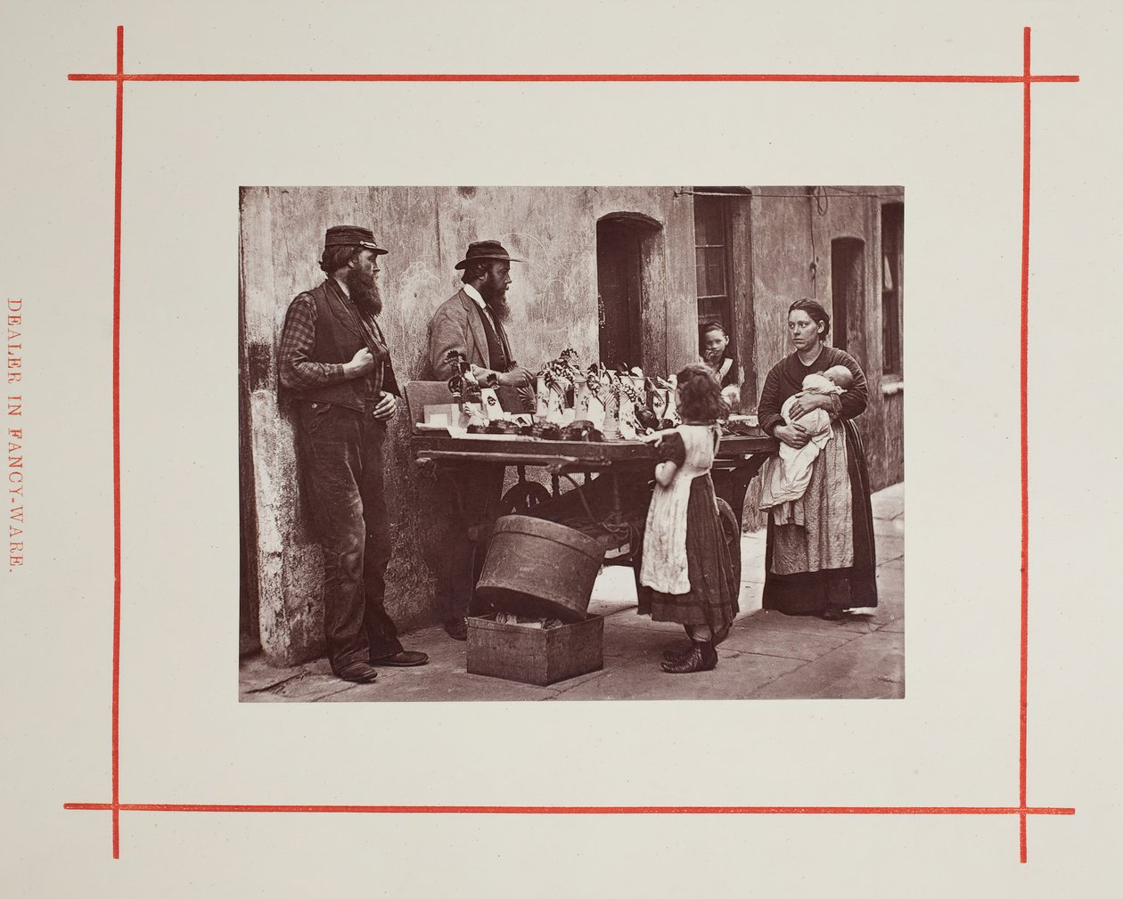 Handelaar in luxeartikelen, 1877 door John Thomson