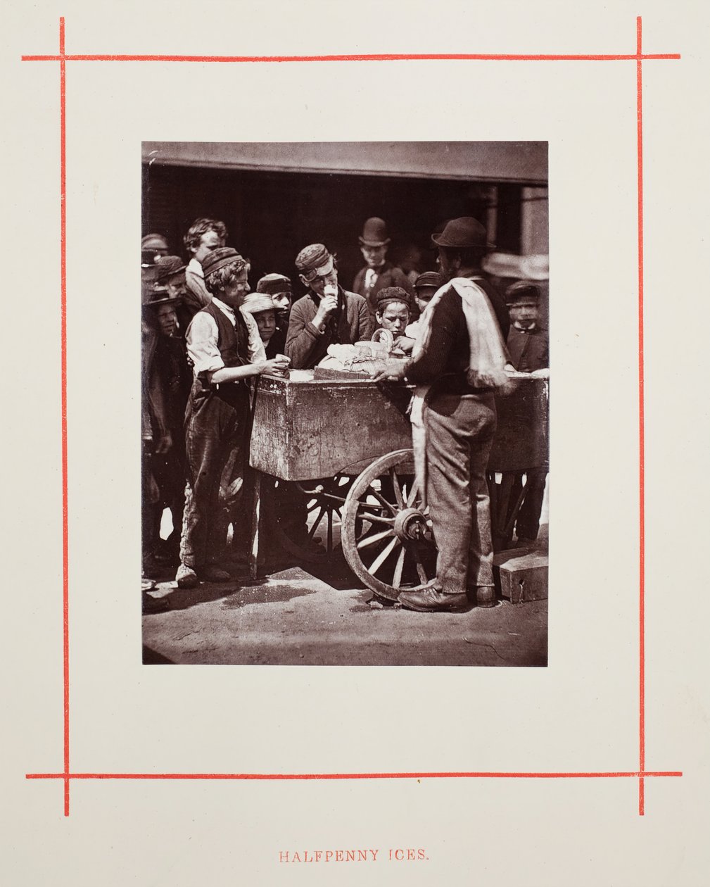 Halfpenny Ices, 1877 door John Thomson