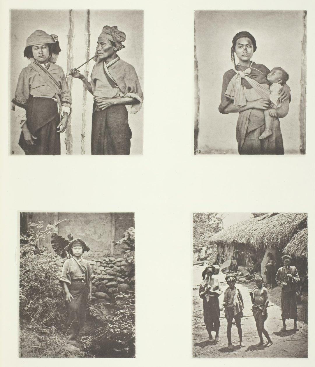 Pepohoan Vrouwen, Manier van Kind Dragen, Kostuum van Baksa Vrouwen, Lakoli, ca. 1868 door John Thomson