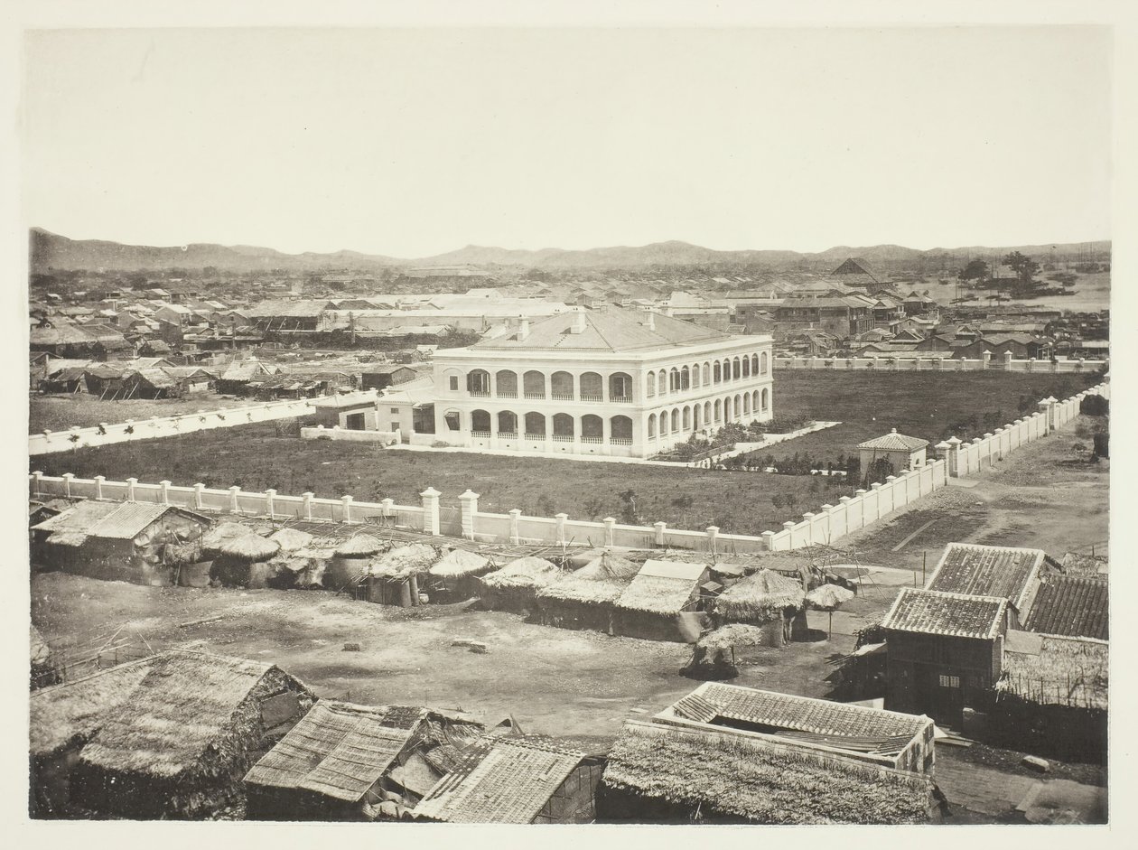 De oude fabriekssite, Canton, ca. 1868 door John Thomson