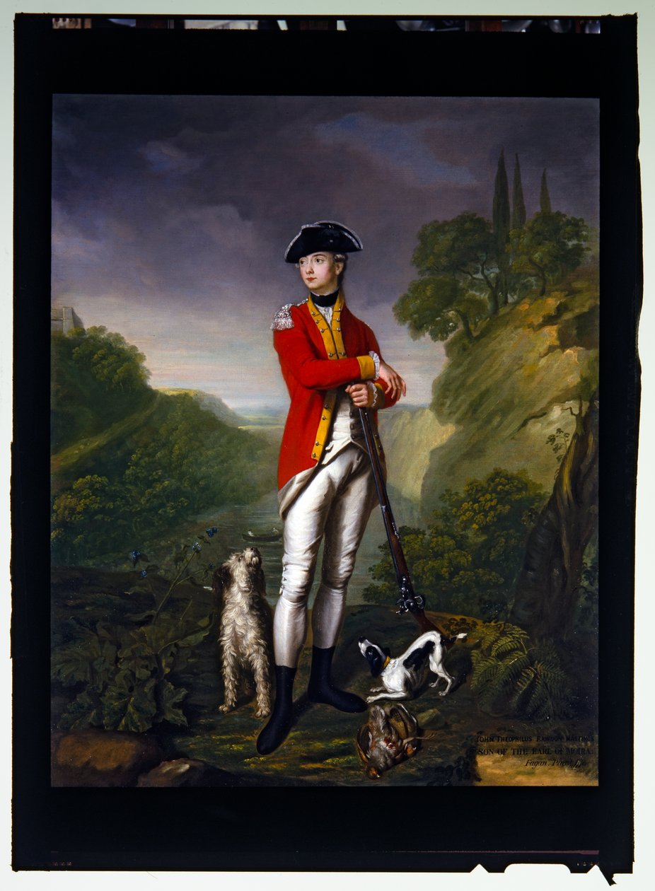 Portret van de Hon. John Theophilus Rawdon-Hastings door John Trotter