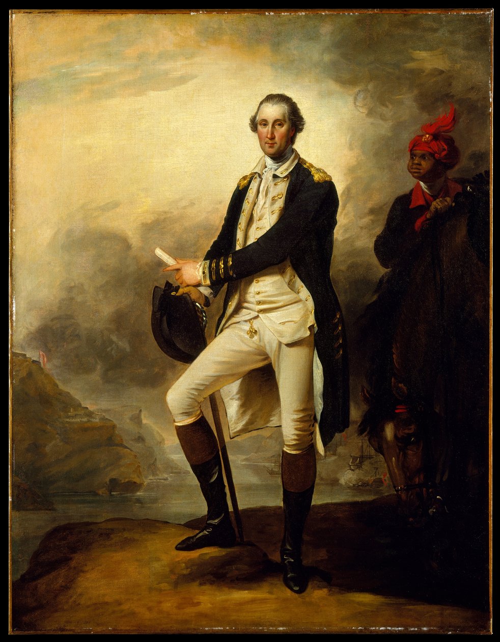 George Washington en William Lee (George Washington) door John Trumbull