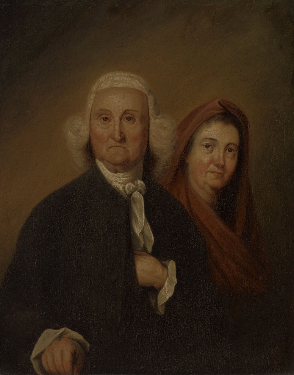 Gouverneur Jonathan Trumbull sr. en Faith Robinson Trumbull (1710–1785, LL.D. 1779; 1718–1780) door John Trumbull