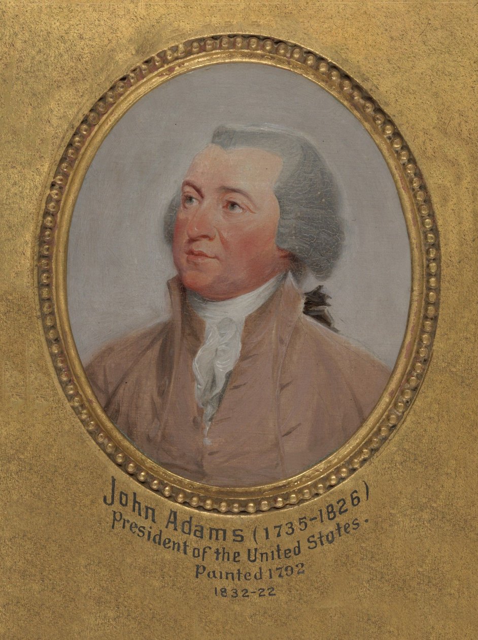 John Adams (1735-1826), LL.D. 1788 door John Trumbull