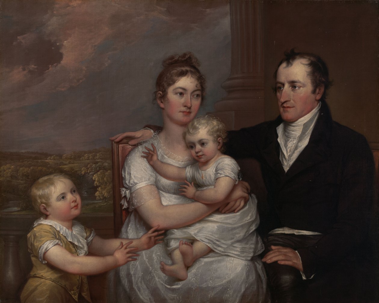 De familie Vernet door John Trumbull