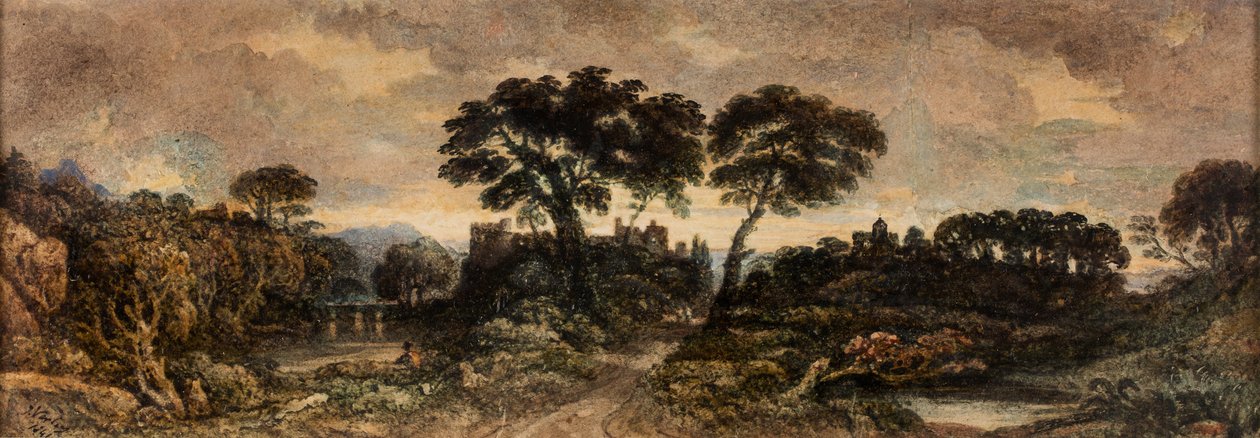 Landschap door John Varley