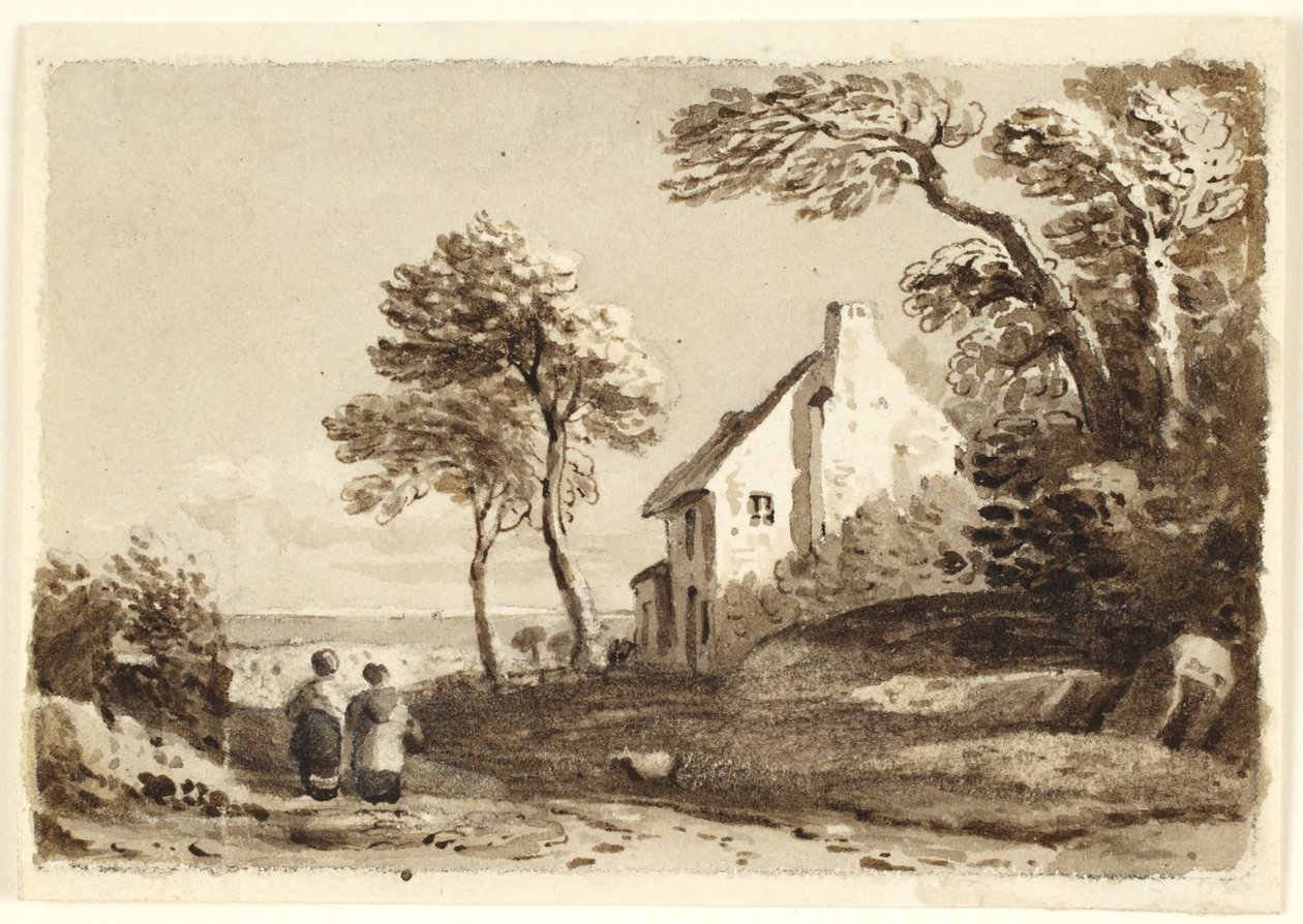 Landschap door John Varley