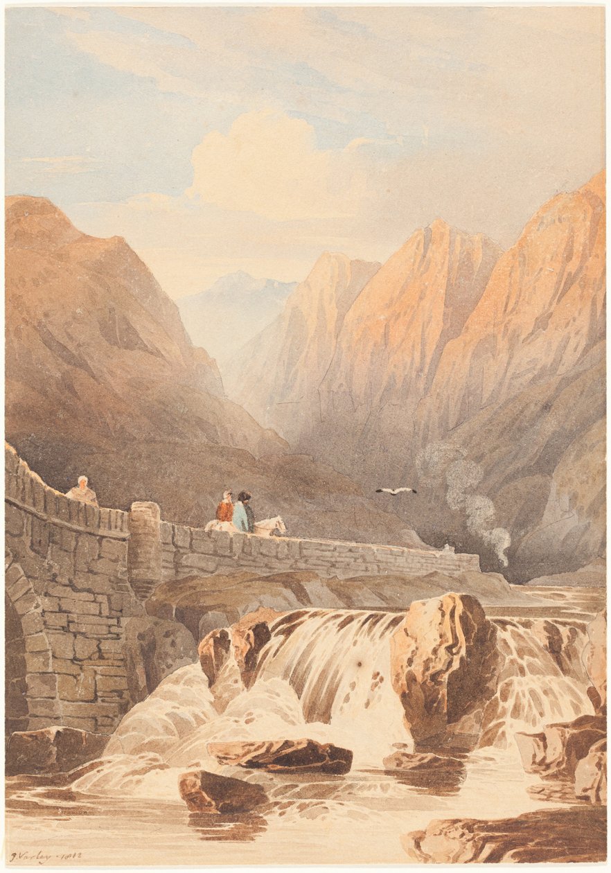 Aberglaslyn-brug door John Varley