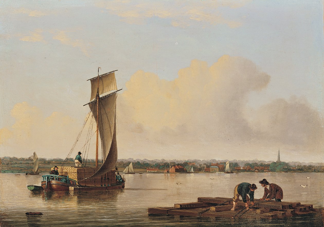 Een Keel op de Humber, late jaren 1820 door John Ward