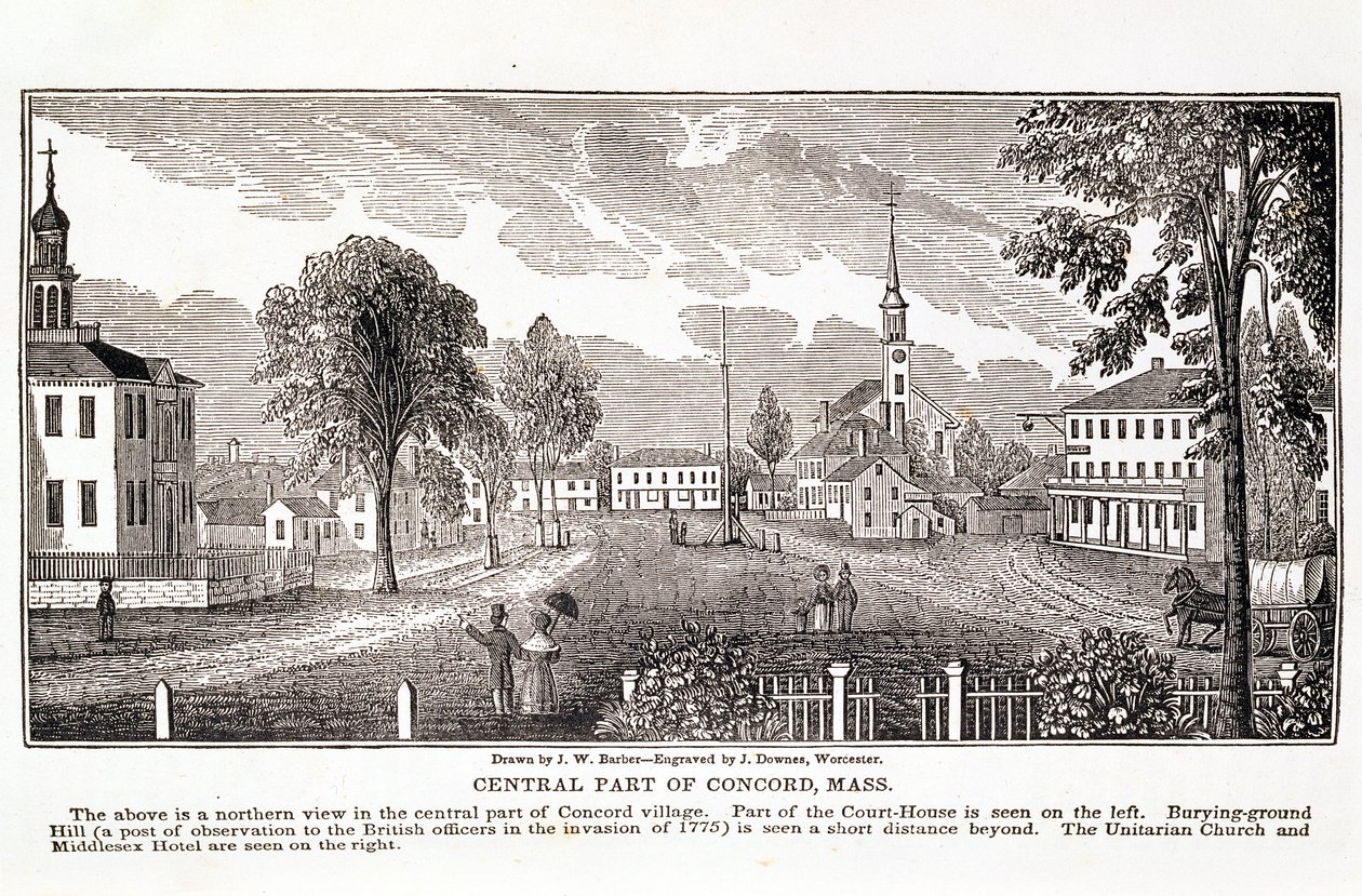 Centraal deel van Concord, uit 
