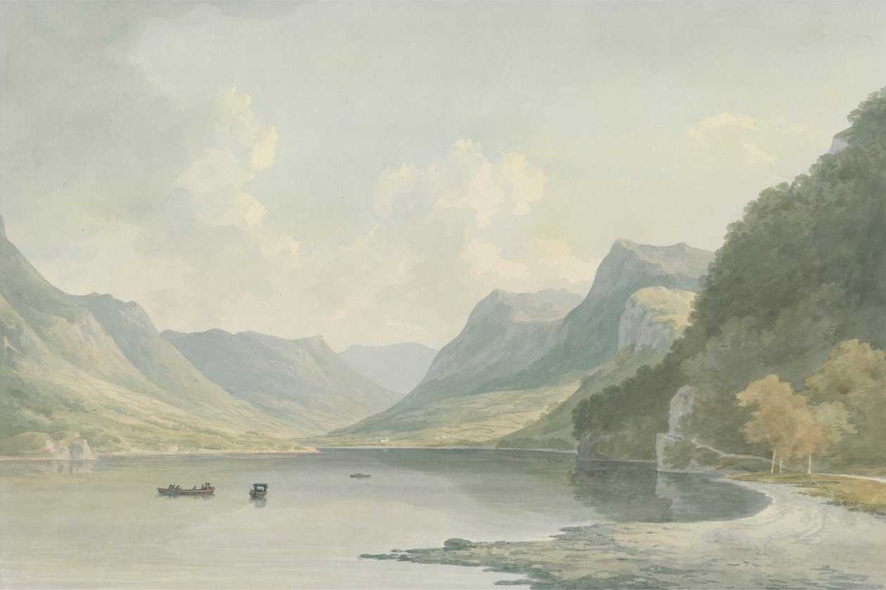 Ullswater, Kijkend naar Patterdale door John Warwick Smith