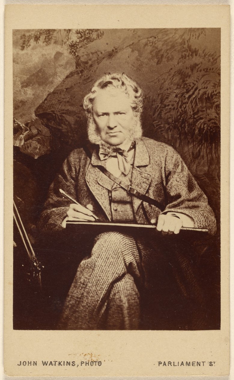 Sir E[dwin Henry] Landseer [Engelse dierenschilder, 1802 - 1873]. door John Watkins