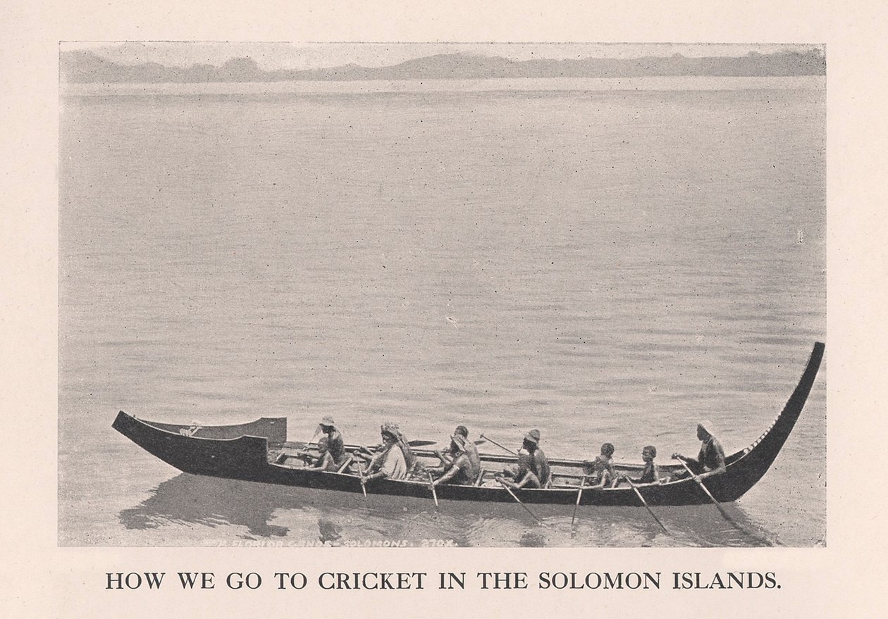 Hoe we naar cricket gaan op de Salomonseilanden, 1912 door John Watt Beattie