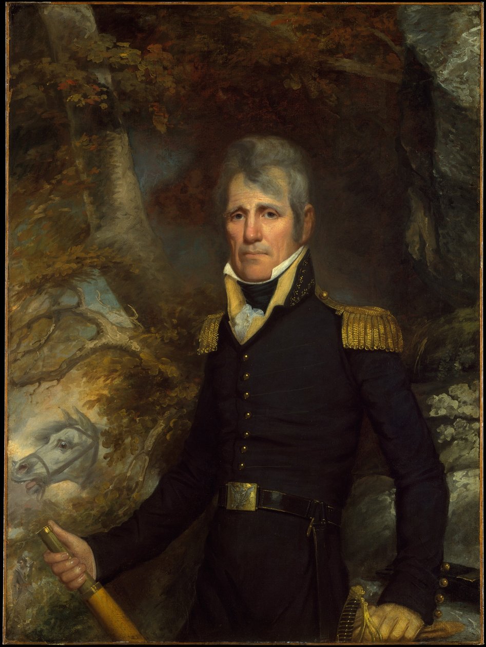Generaal Andrew Jackson, ca. 1819 door John Wesley Jarvis