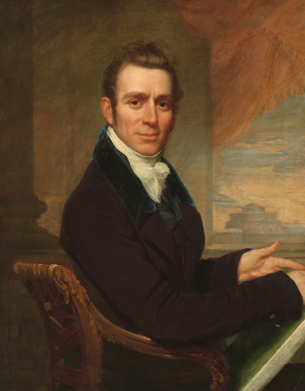 Joseph Delaplaine door John Wesley Jarvis