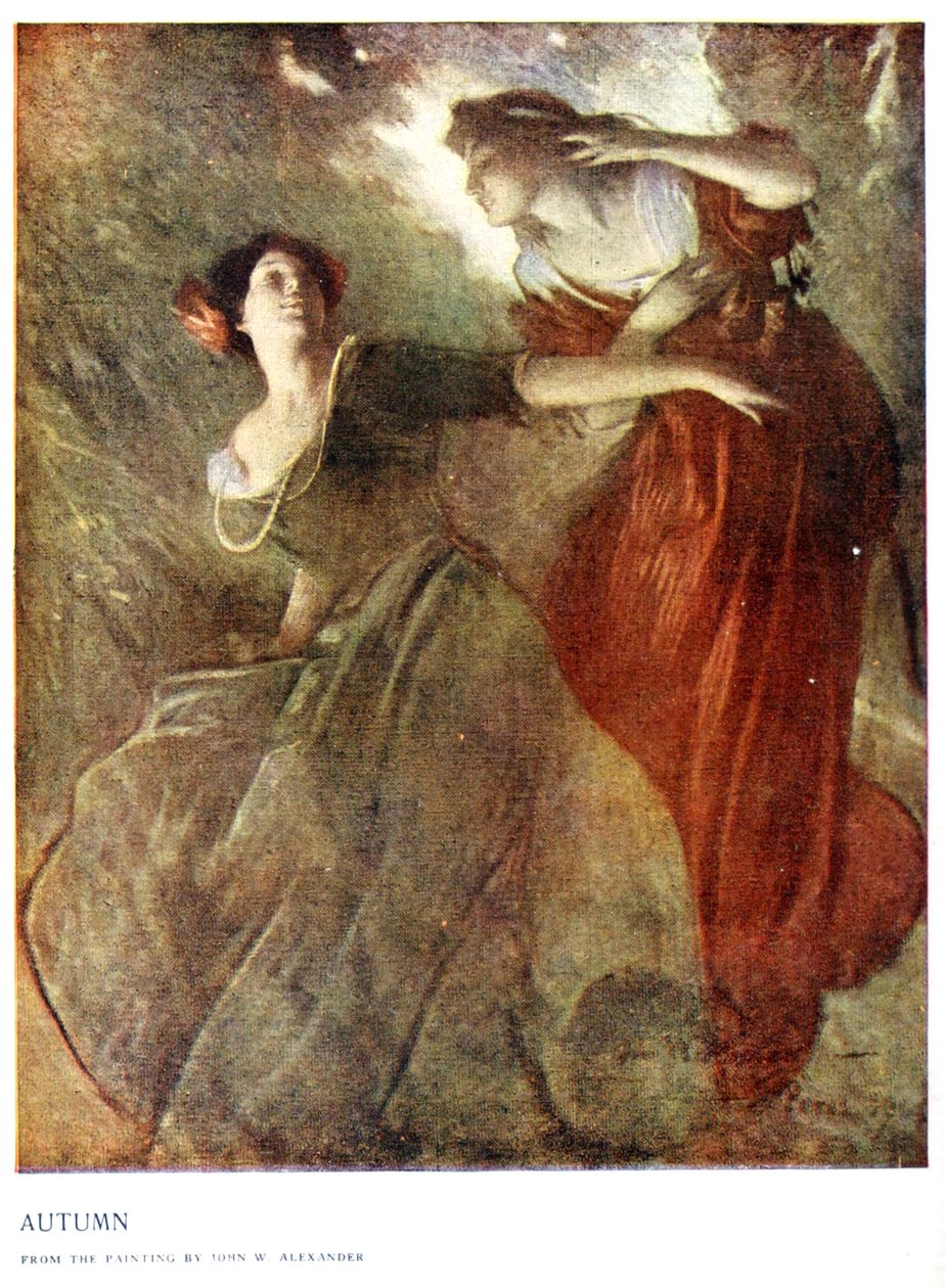 Herfst door John White Alexander door John White Alexander