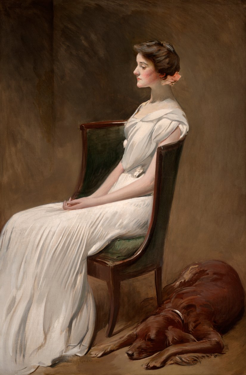 Miss Dorothy Quincy Roosevelt (later Mrs. Langdon Geer) door John White Alexander