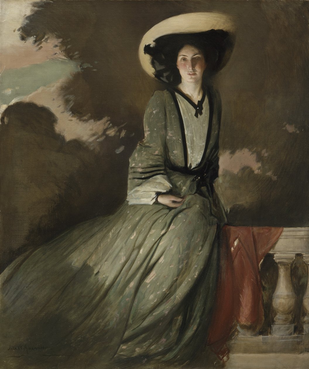 Portret van mevrouw John White Alexander, 1902 door John White Alexander