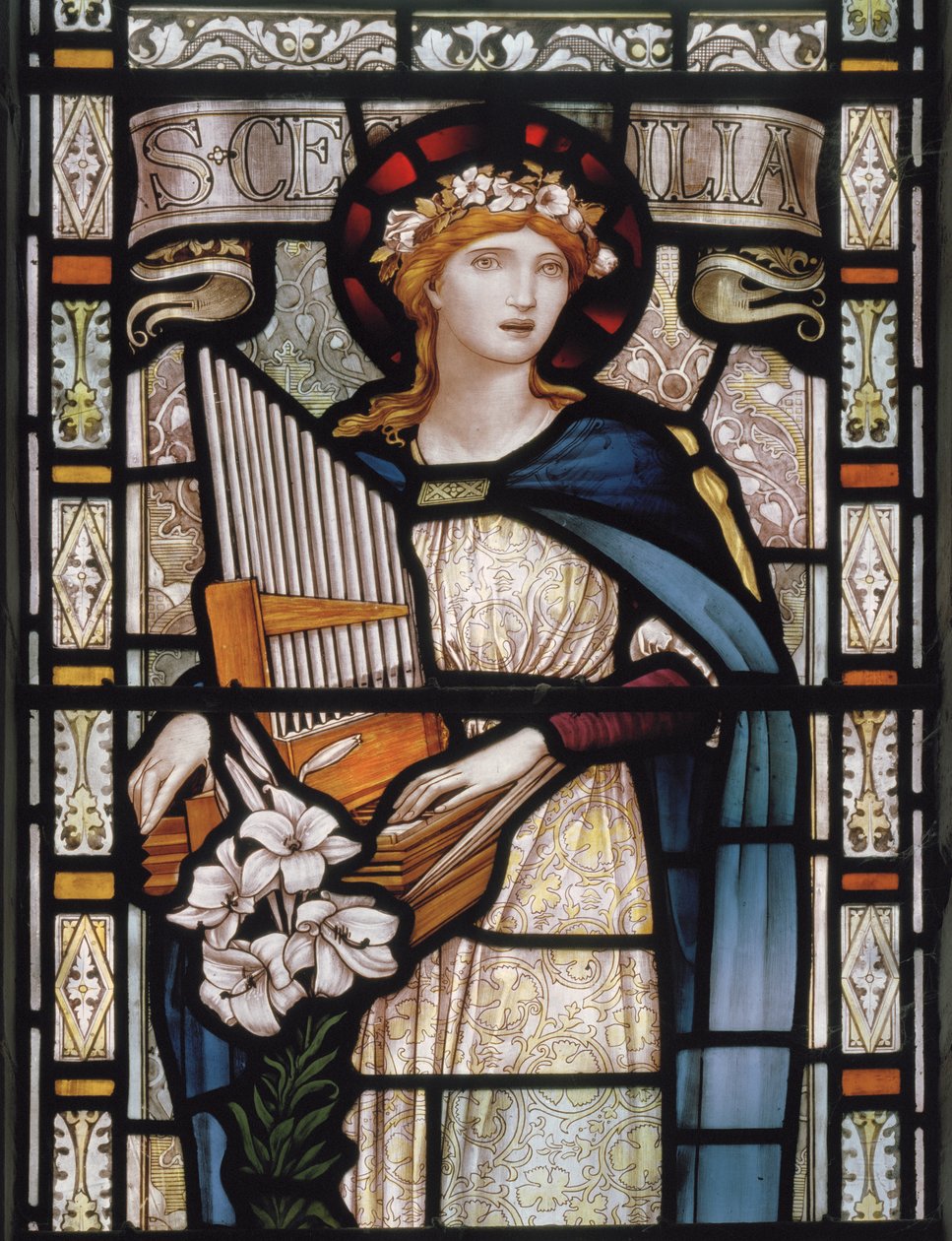 St Cecilia door John William Brown