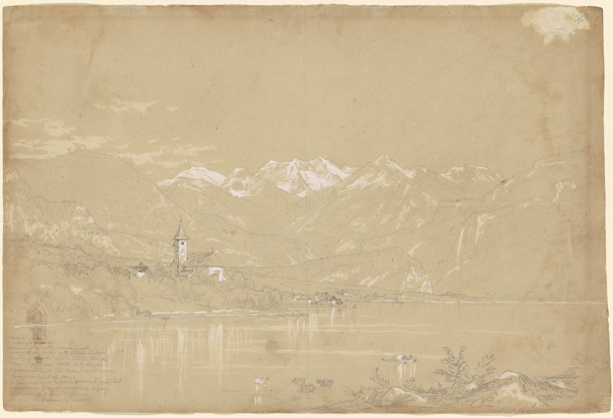 Meer van Brienz door John William Casilear